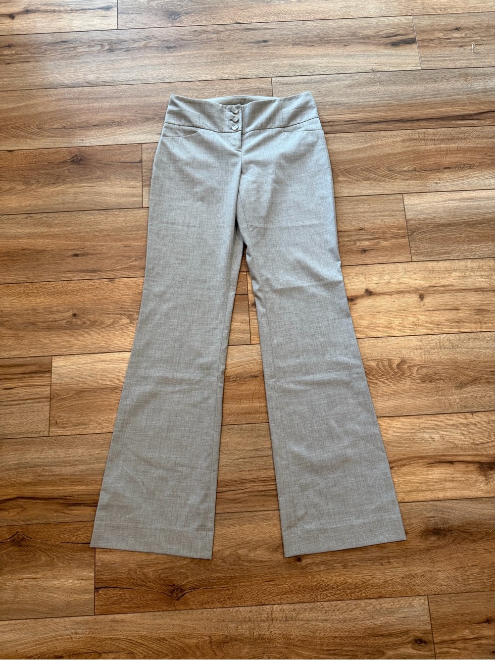 The Limited Low Rise Light Gray Boot Cut Trousers Size 2 Long Cassidy Fit